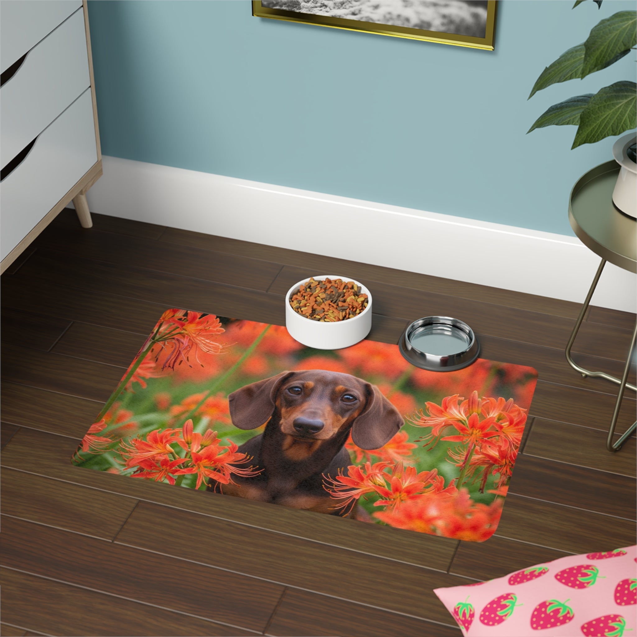 Non-Slip Pet Food Mat – Waterproof Feeding Mat for Dogs
