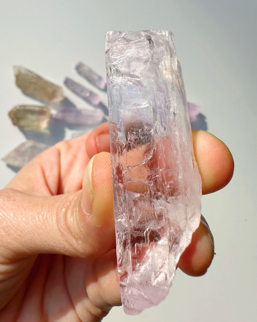 Raw Kunzite