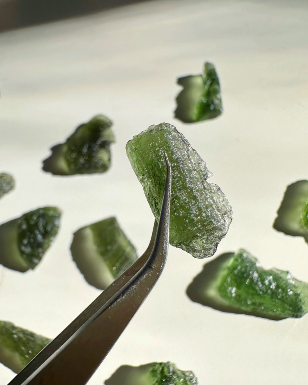 Chlum Moldavite #8 - AA