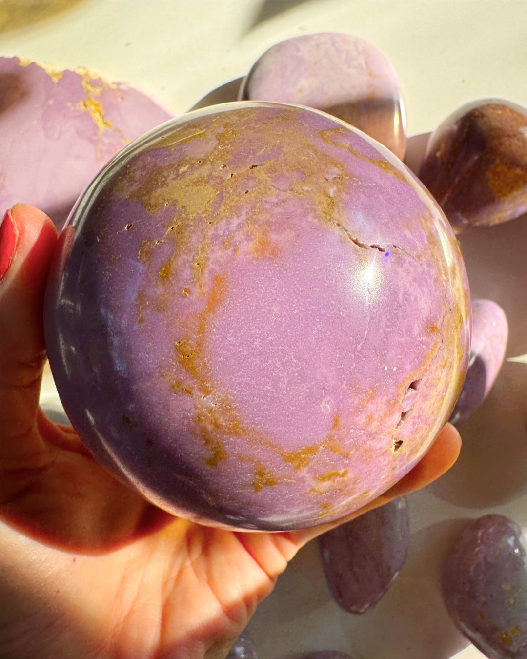 Phosphosiderite Large Sphere - AAA