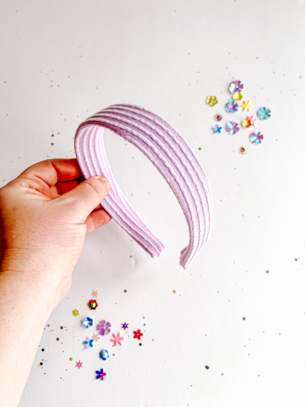 Lilac Ribbed Classic Headband