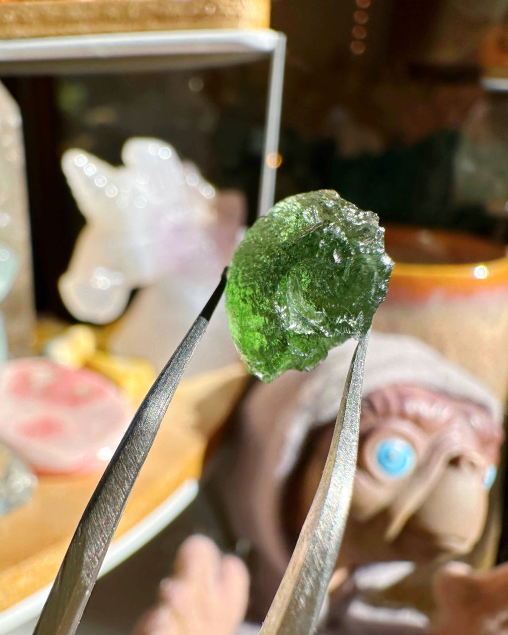 Chlum Moldavite #7 - AA