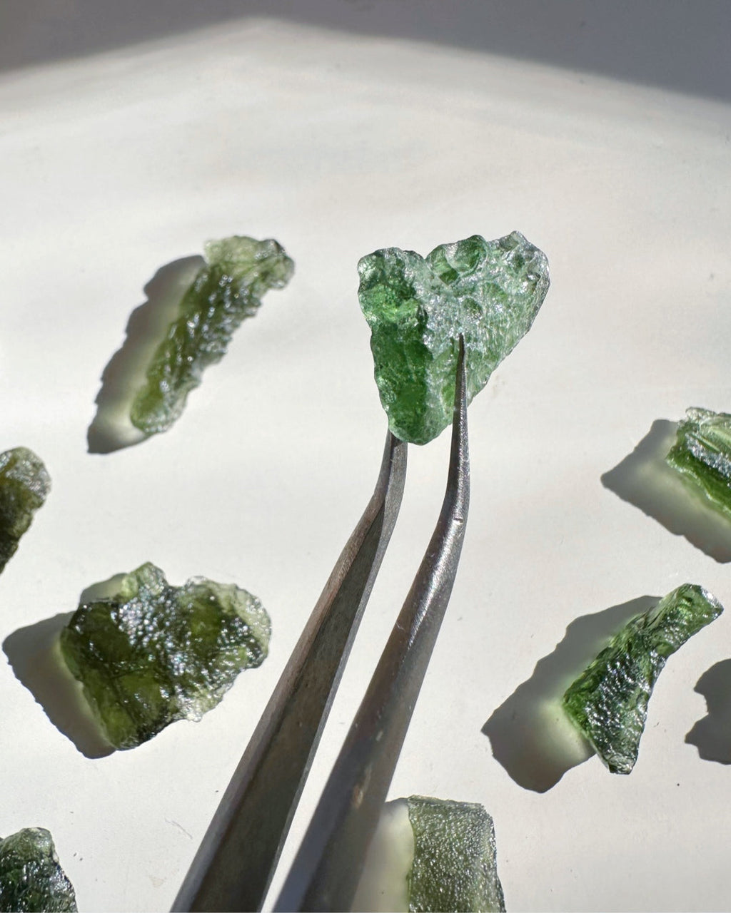 Chlum Moldavite #10 - AA