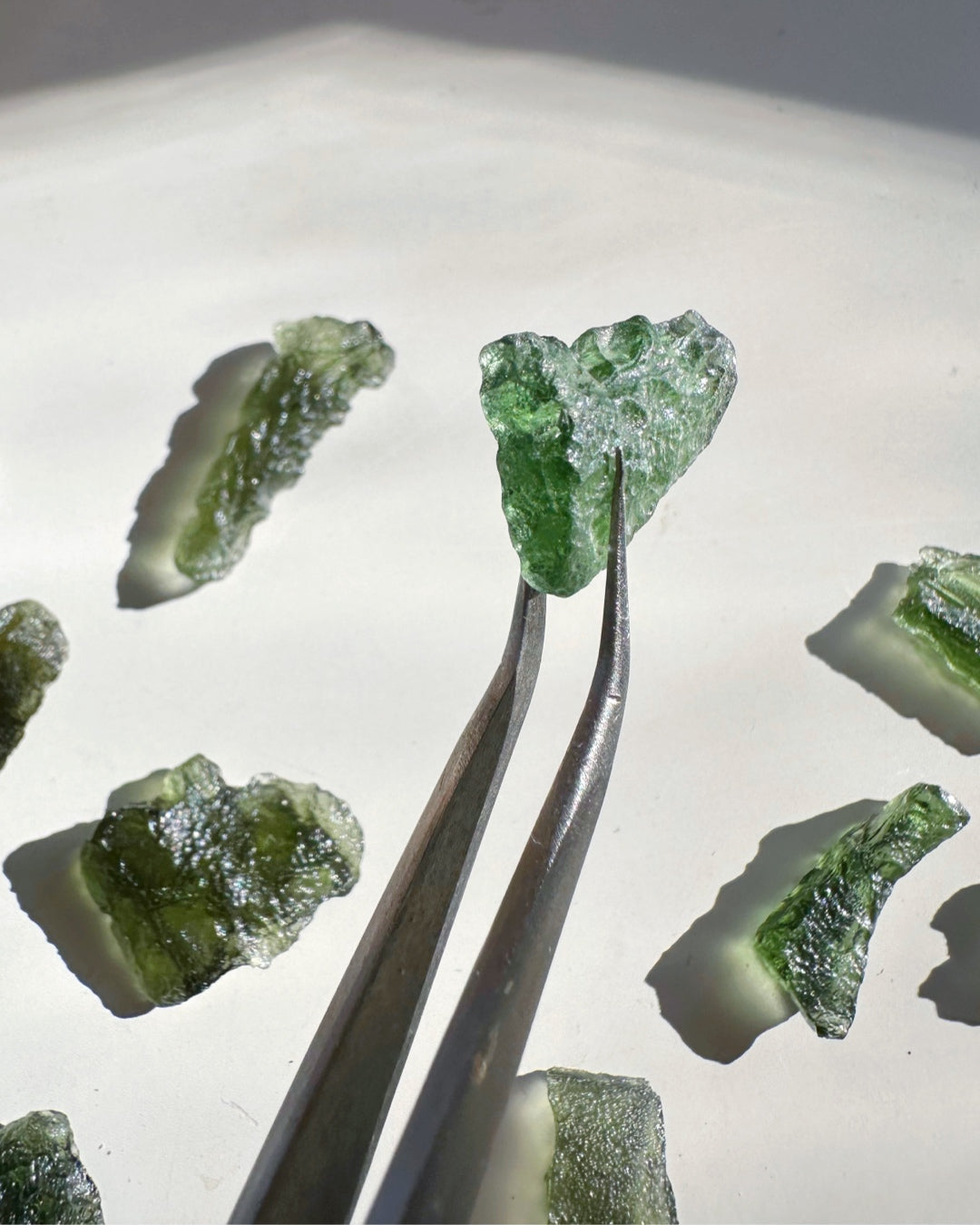 Chlum Moldavite #10 - AA