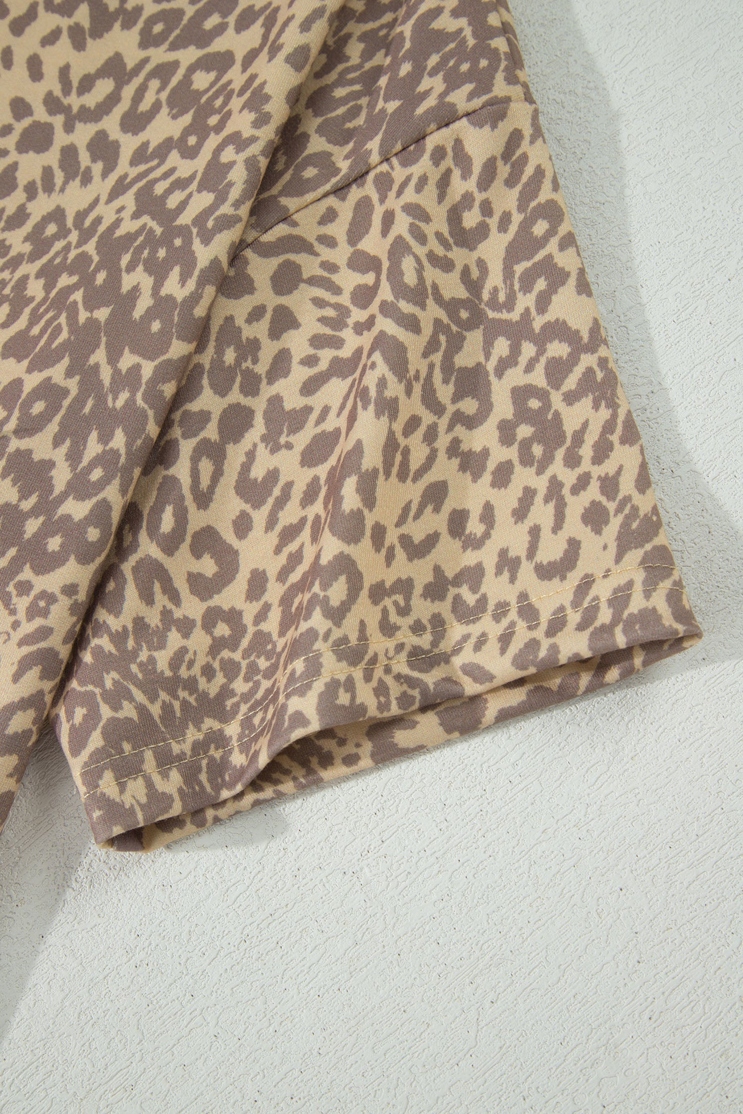 Leopard Retro Star Studded Short Sleeve Tee