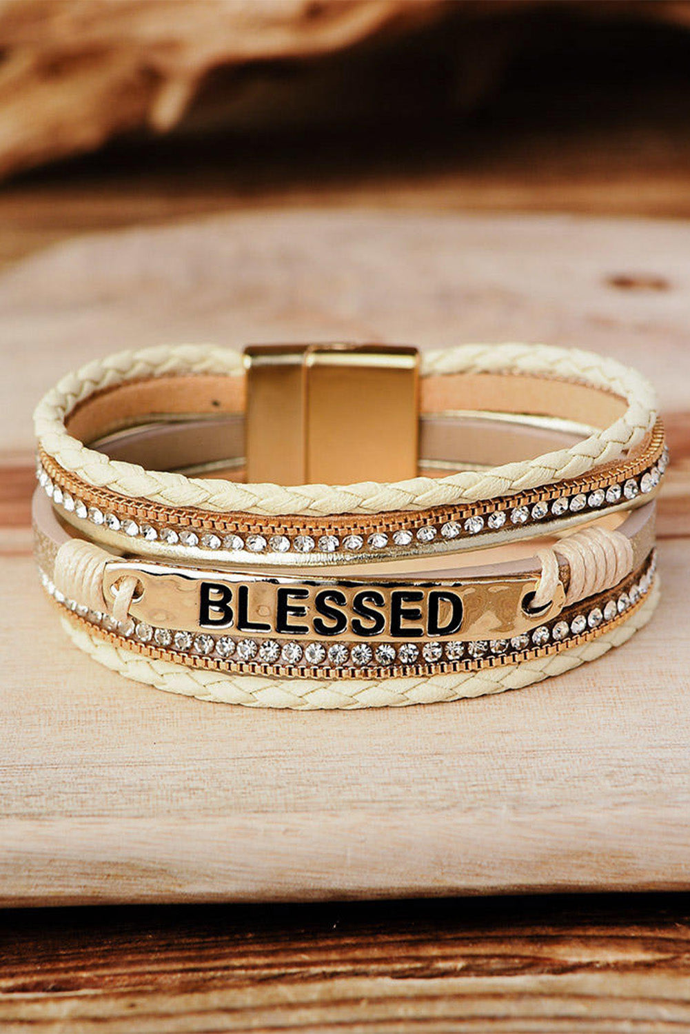 Ivyjana Braided Detail Buckle Bracelet