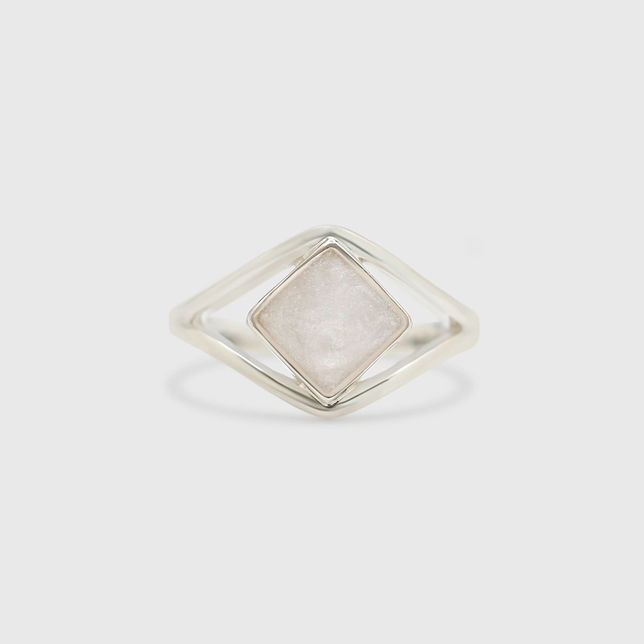Double Band Square Ring