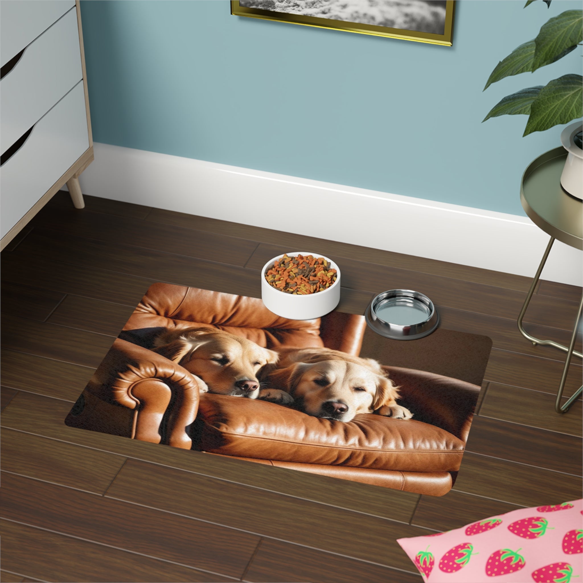 Non-Slip Pet Food Mat – Waterproof Feeding Mat for Dogs