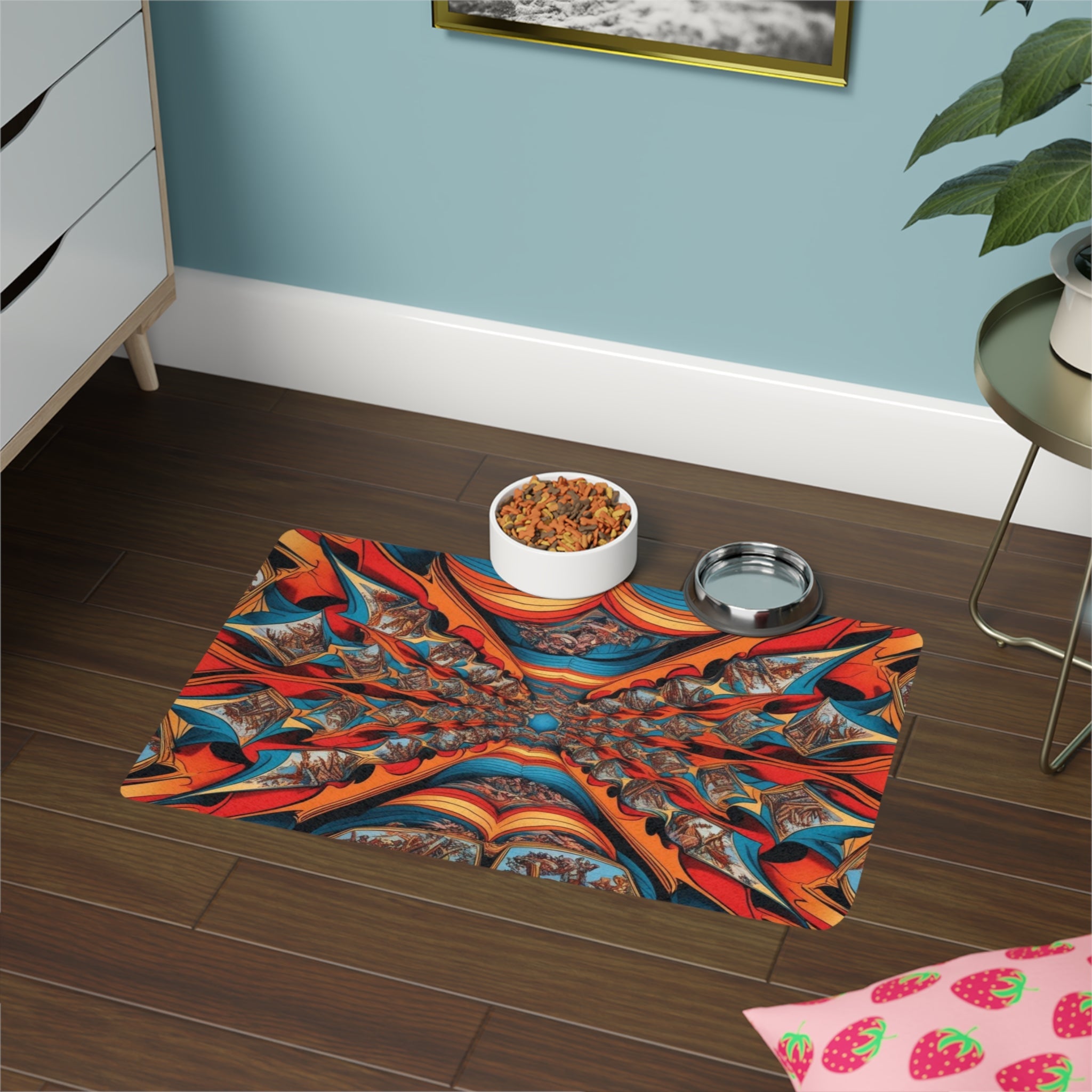 Non-Slip Pet Food Mat – Waterproof Feeding Mat for Dogs