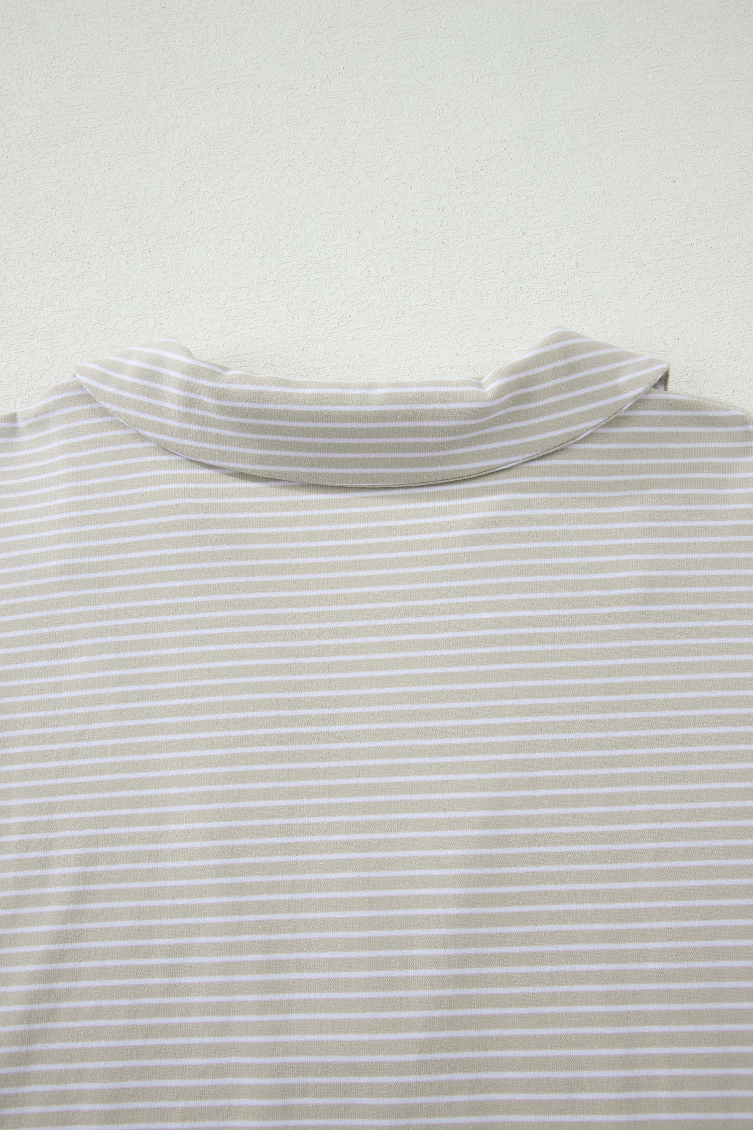 Stripe Dolman Sleeve Polo Shirt & Drawstring Shorts Set