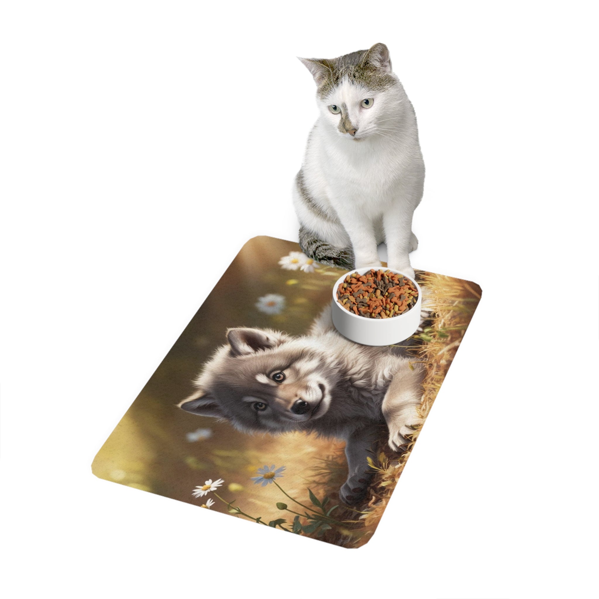 Non-Slip Pet Food Mat – Waterproof Feeding Mat for Dogs
