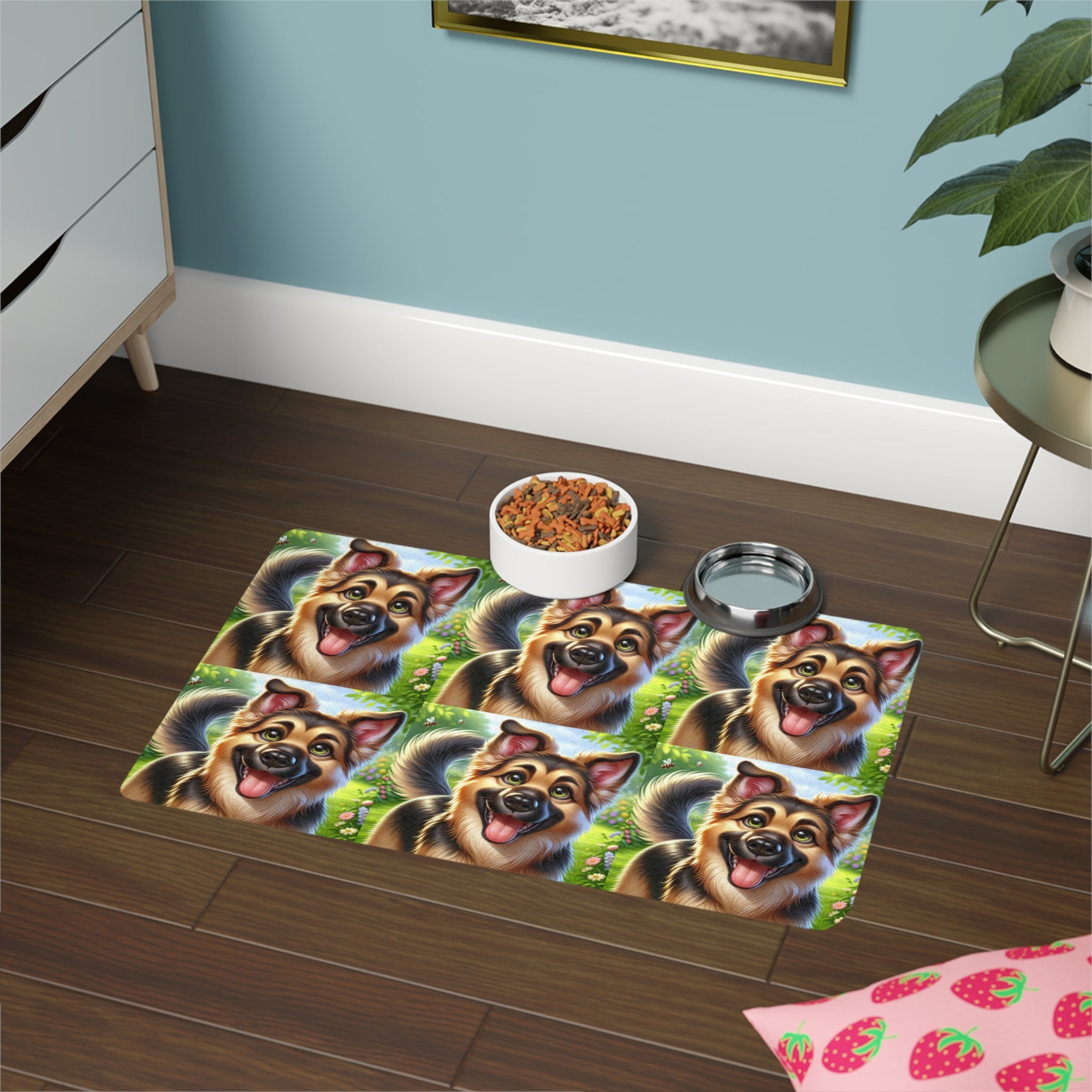Non-Slip Pet Food Mat – Waterproof Feeding Mat for Dogs