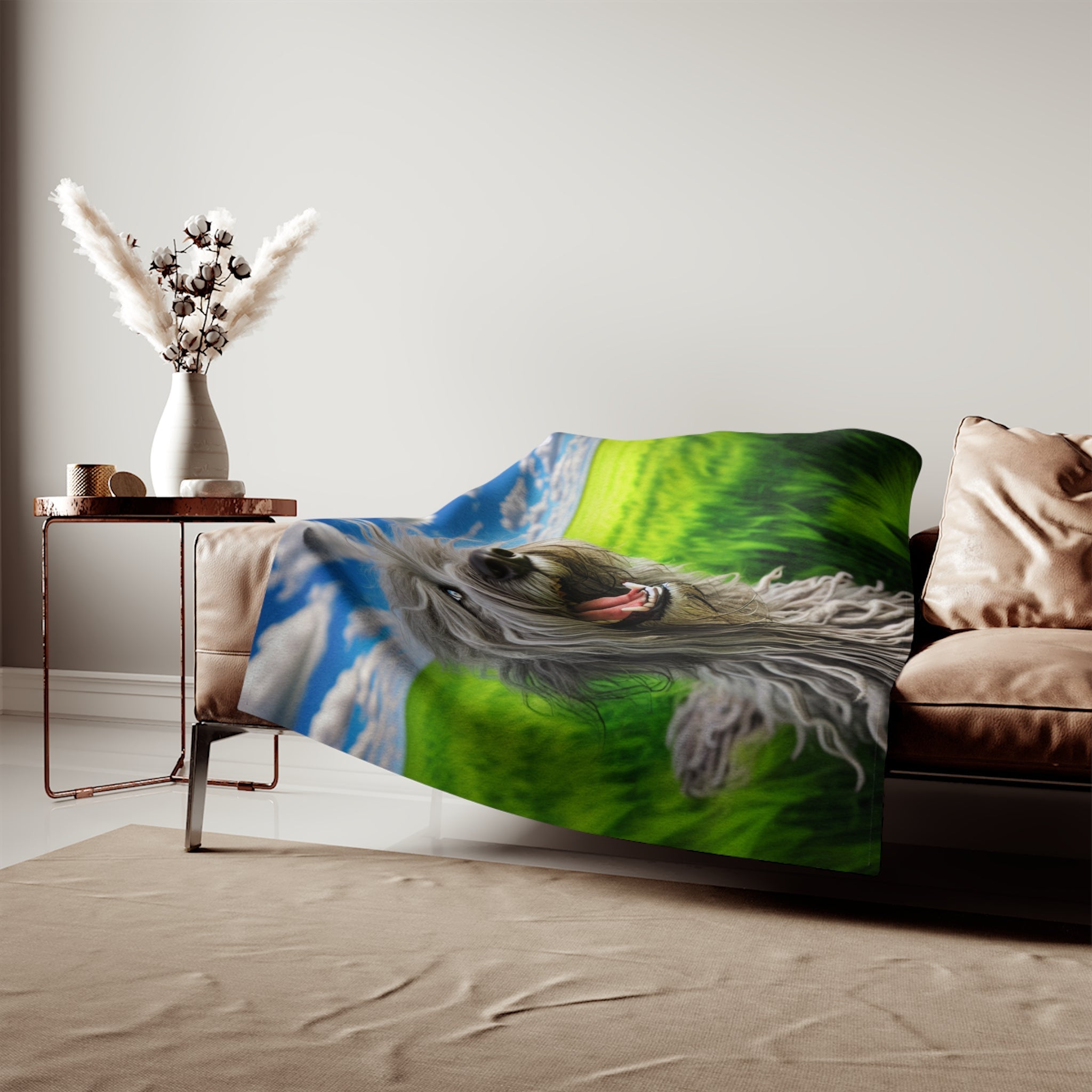 Sweatshirt Blanket – Plush Fleece Throw, 2 Size Options