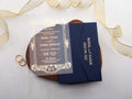 Frame Acrylic Wedding Invitation with Gold Foil