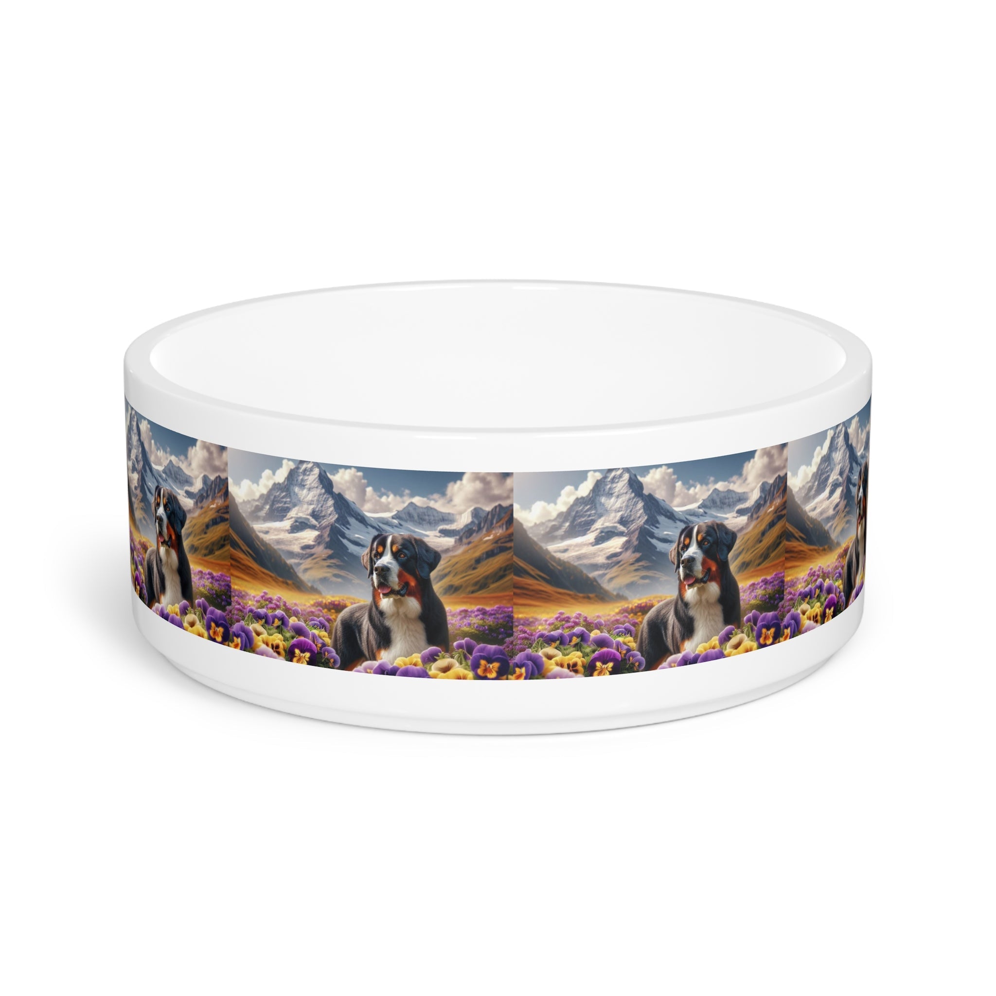 Ceramic Pet Bowl – 16 oz Dog Feeding Bowl