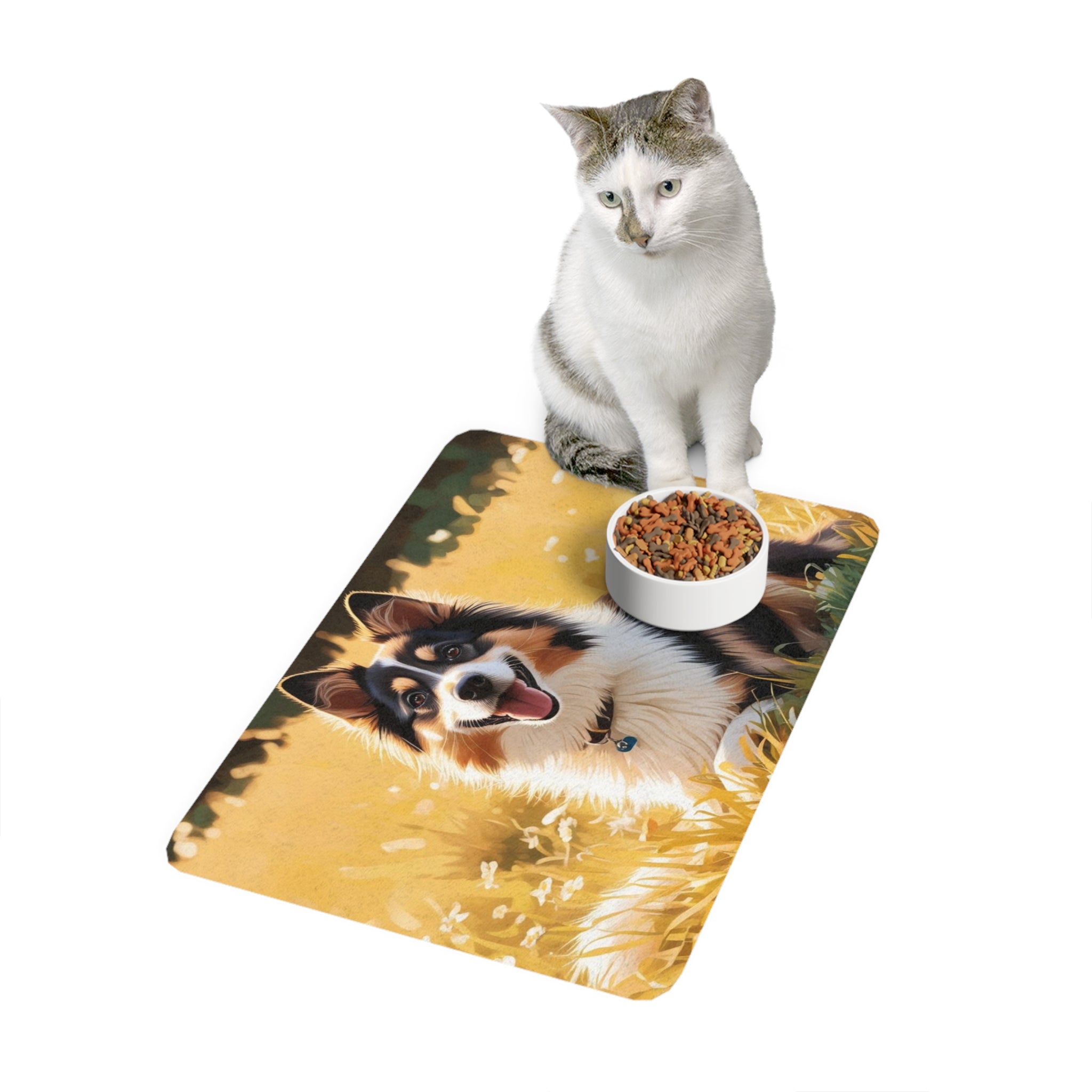 Non-Slip Pet Food Mat – Waterproof Feeding Mat for Dogs