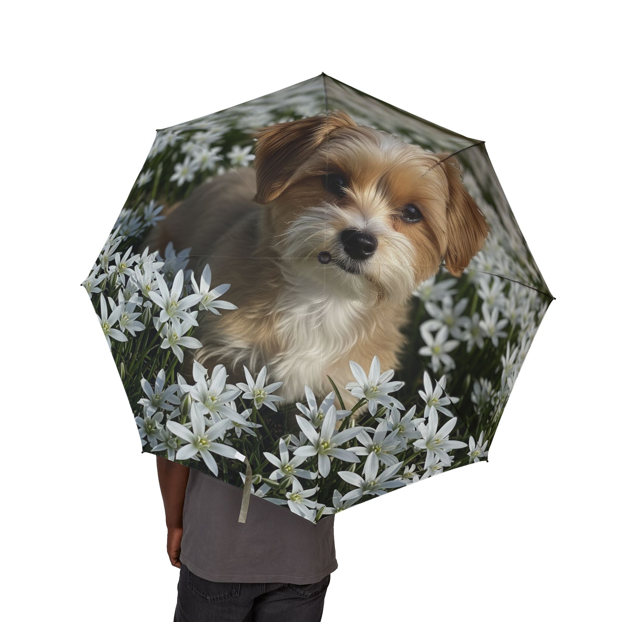 48" Semi-Automatic Umbrella – Windproof Large Travel Rain Umbrella