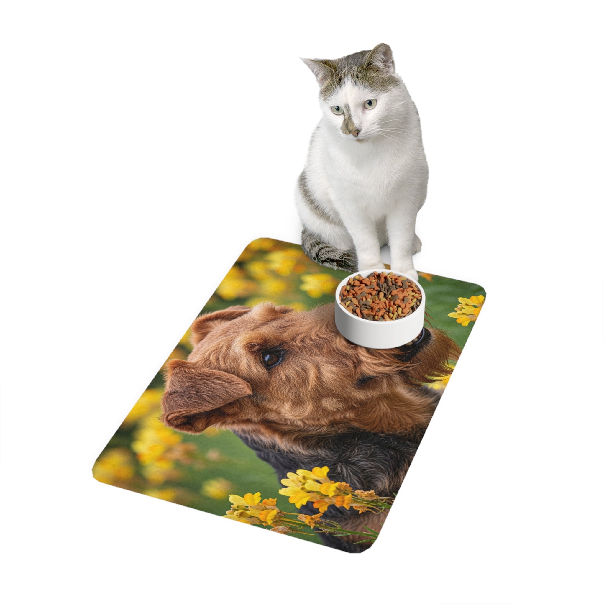 Non-Slip Pet Food Mat – Waterproof Feeding Mat for Dogs