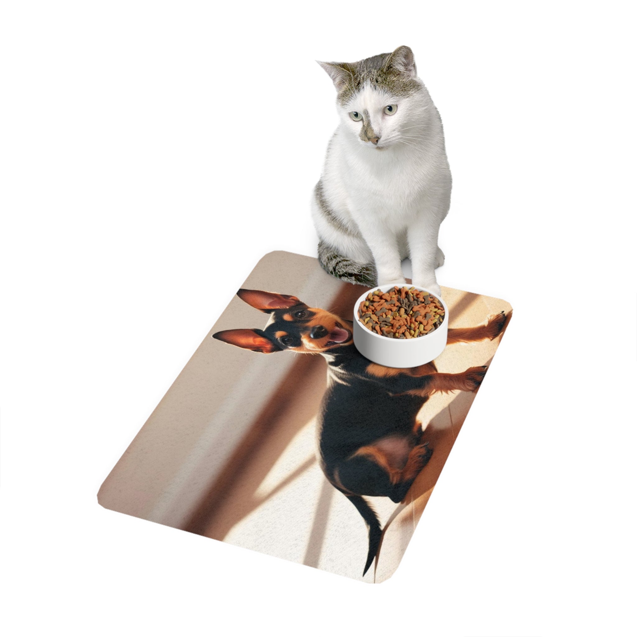 Non-Slip Pet Food Mat – Waterproof Feeding Mat for Dogs