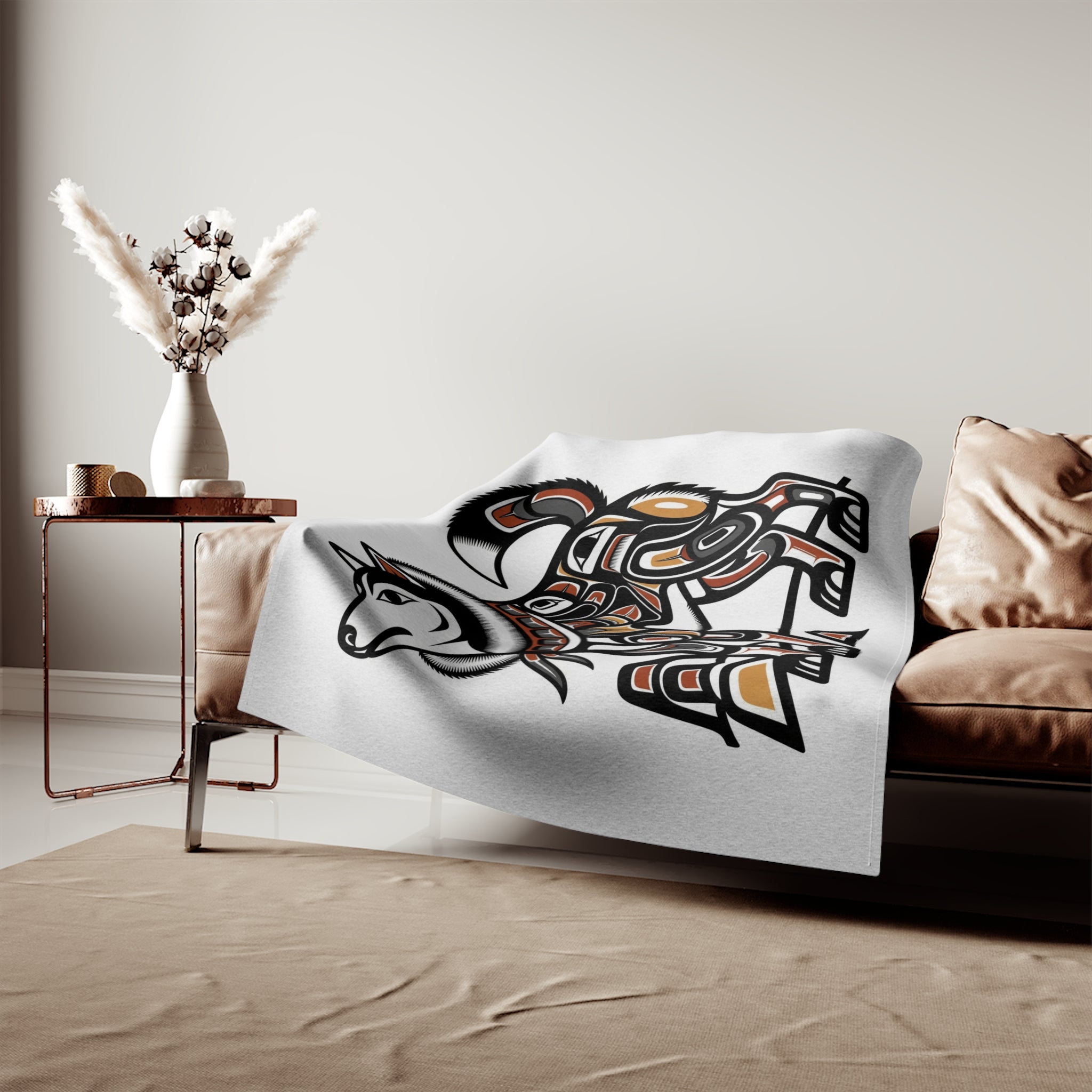 Sweatshirt Blanket – Plush Fleece Throw, 2 Size Options
