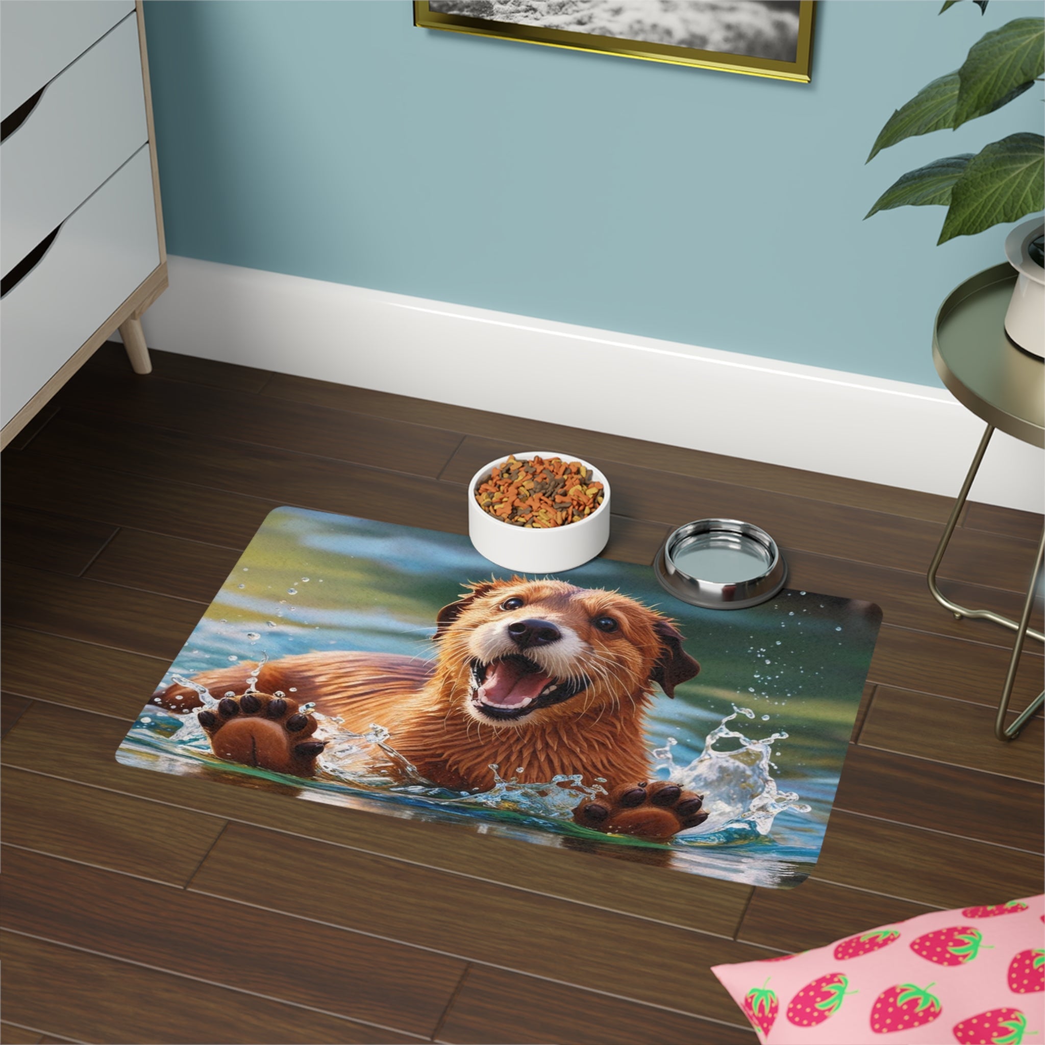 Non-Slip Pet Food Mat – Waterproof Feeding Mat for Dogs