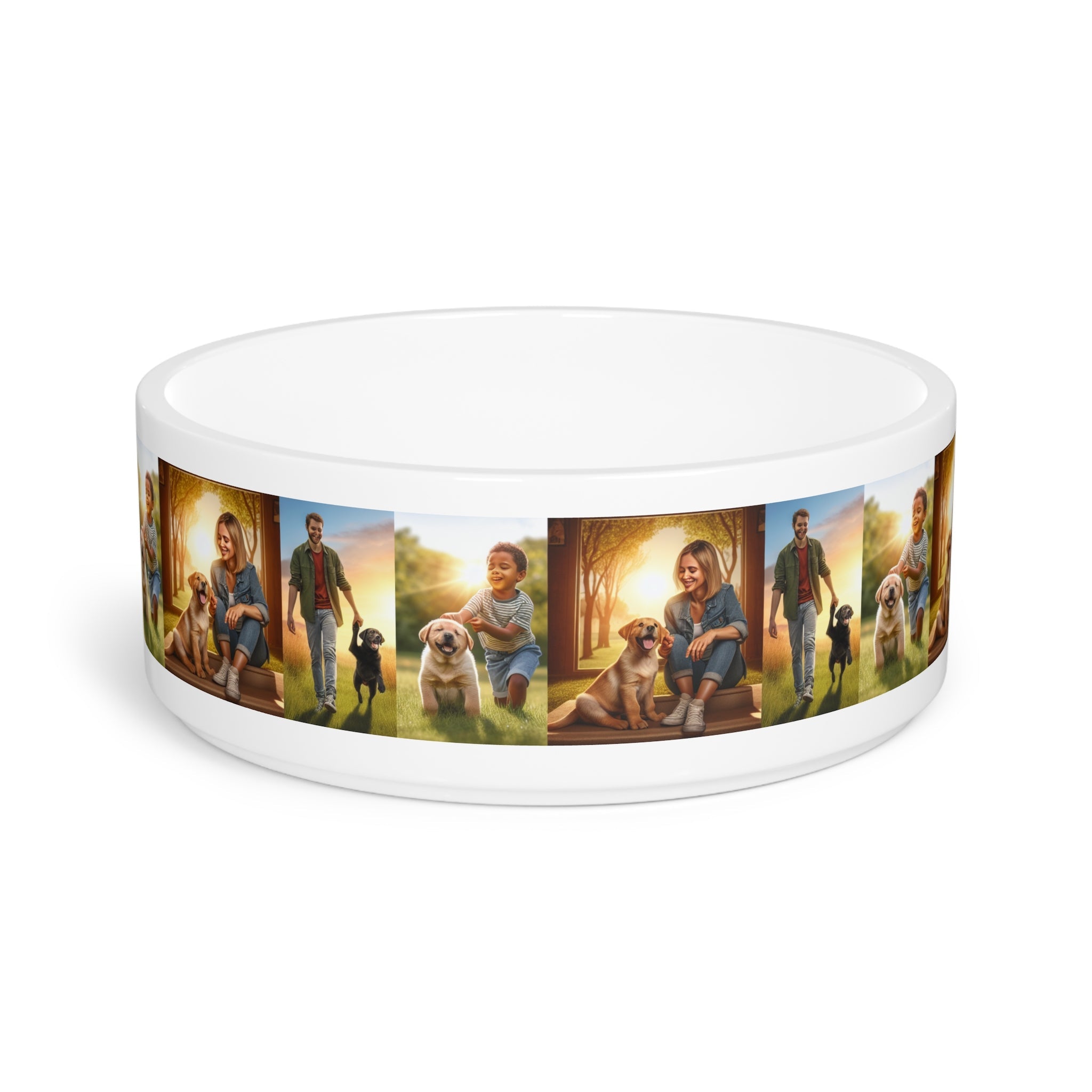 Ceramic Pet Bowl – 16 oz Dog Feeding Bowl