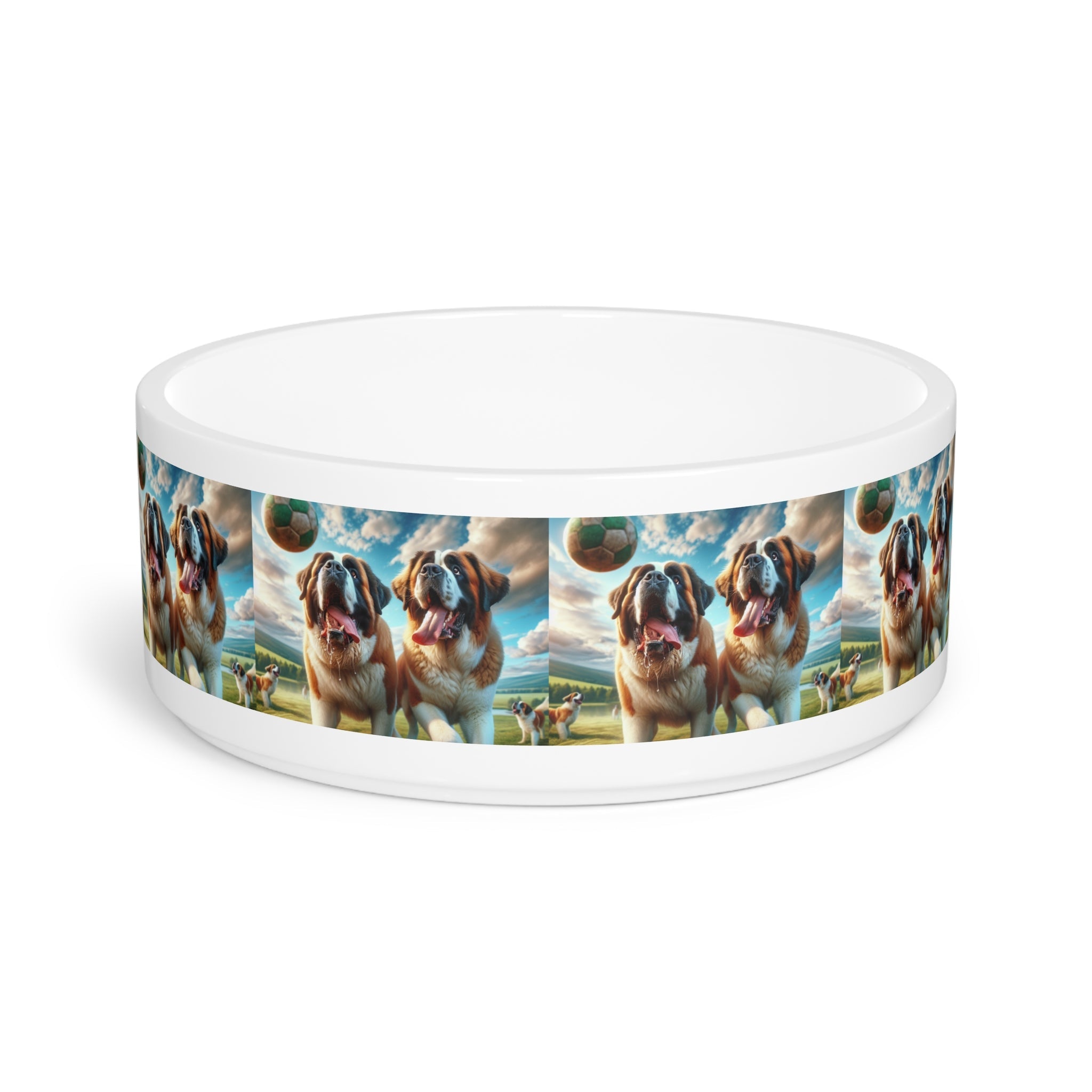 Ceramic Pet Bowl – 16 oz Dog Feeding Bowl