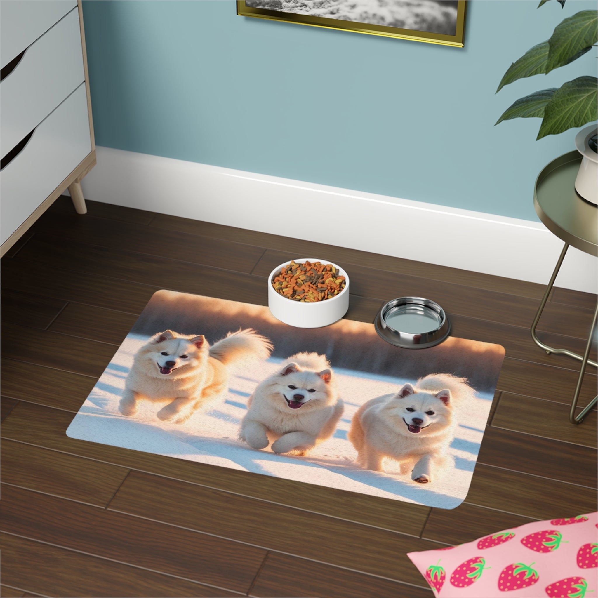 Non-Slip Pet Food Mat – Waterproof Feeding Mat for Dogs
