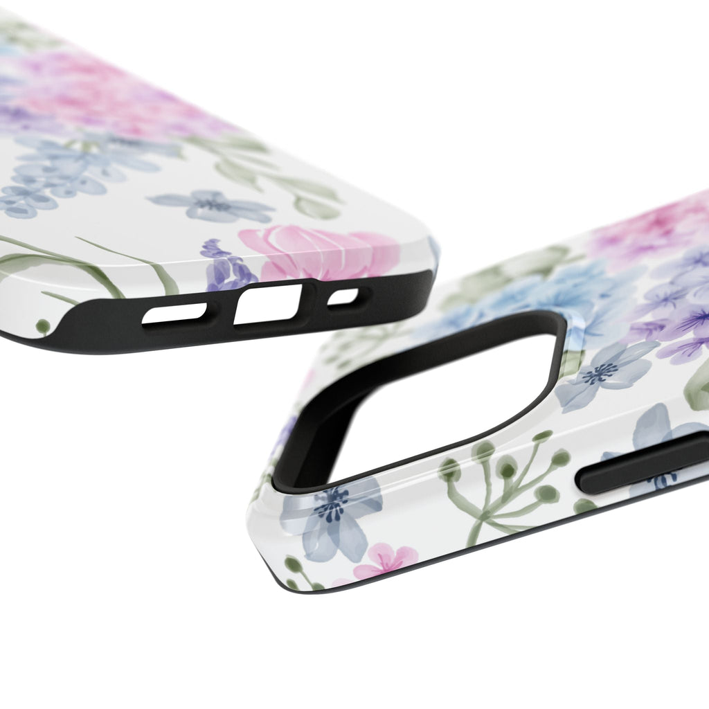 Customizable: Floral Hydrangea Impact-Resistant Phone Case