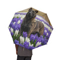 48" Semi-Automatic Umbrella – Windproof Large Travel Rain Umbrella
