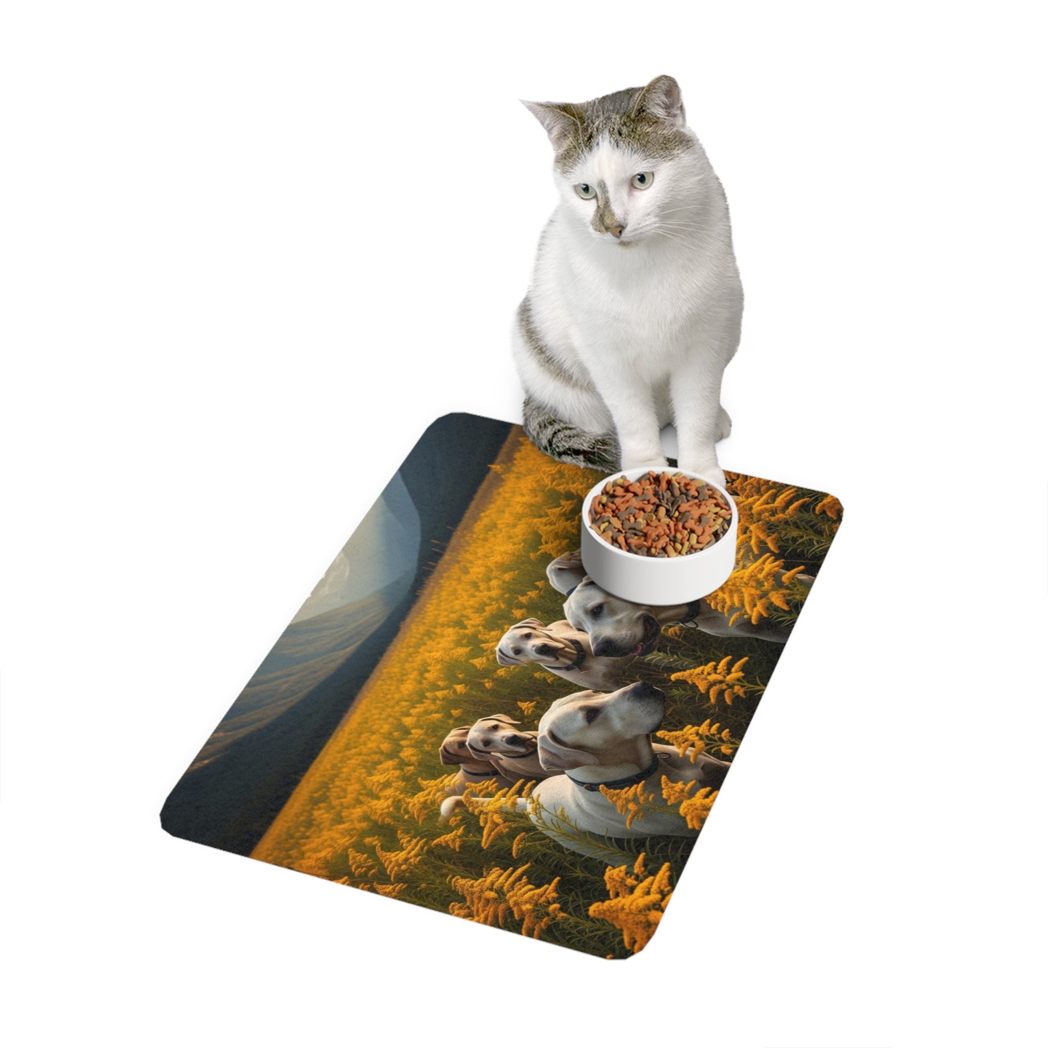 Non-Slip Pet Food Mat – Waterproof Feeding Mat for Dogs