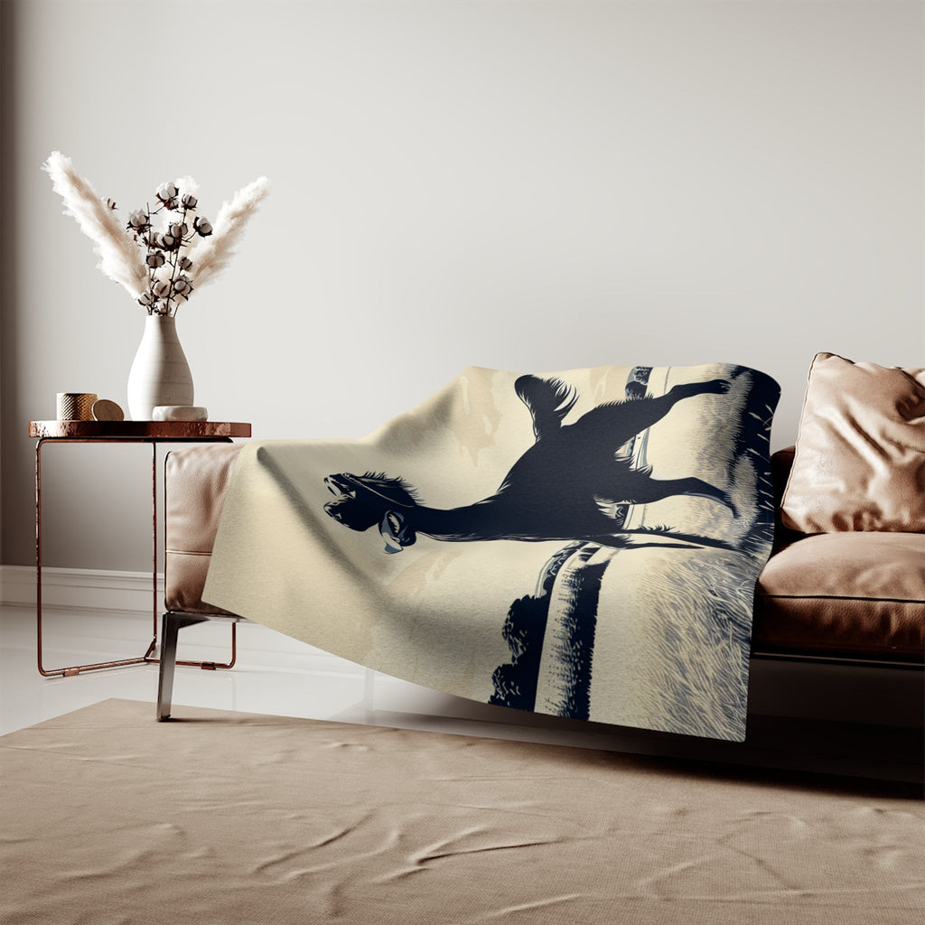 Sweatshirt Blanket – Plush Fleece Throw, 2 Size Options