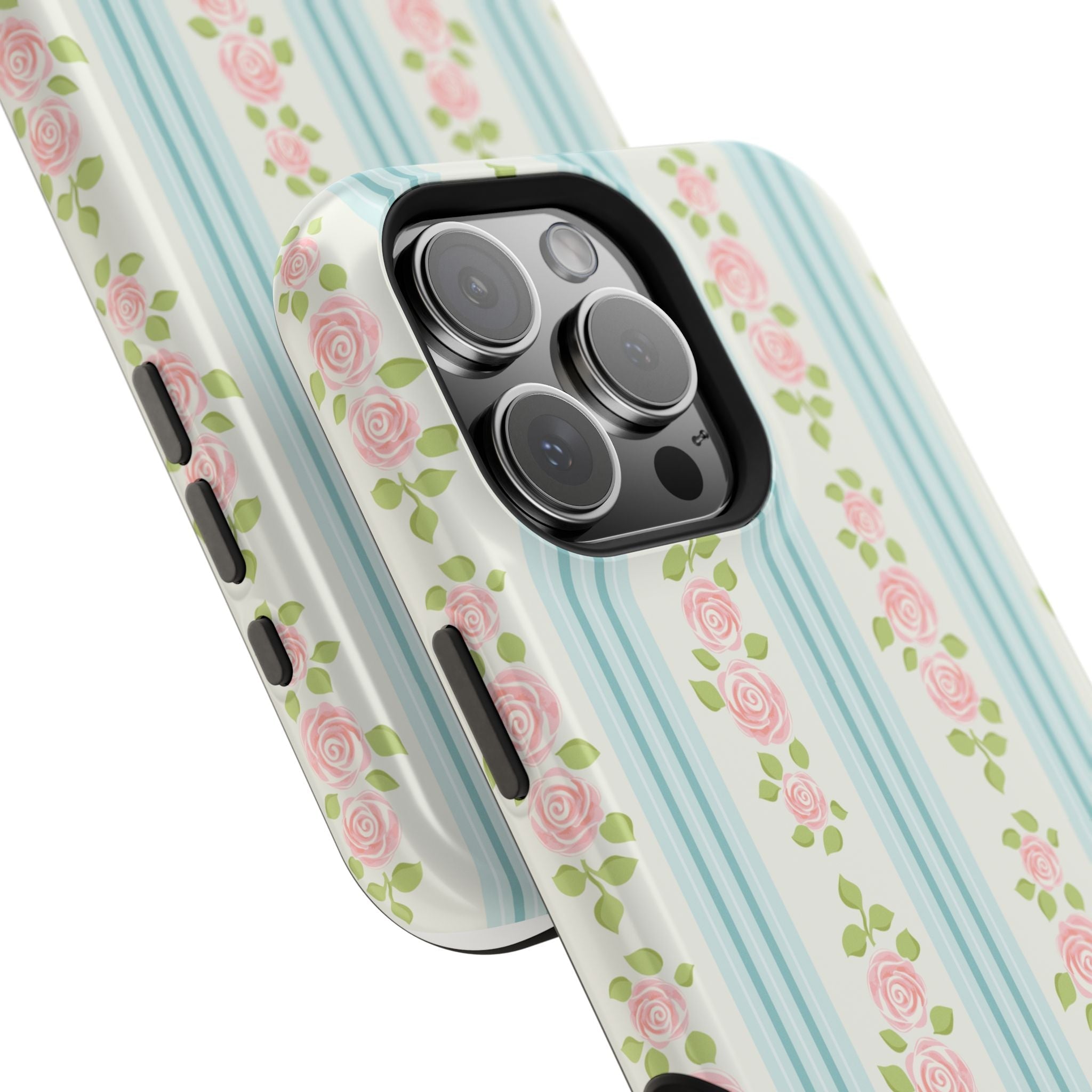 Customizable: Floral Impact-Resistant Phone Case