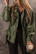 Francesca Tight Waist Collared Jacket