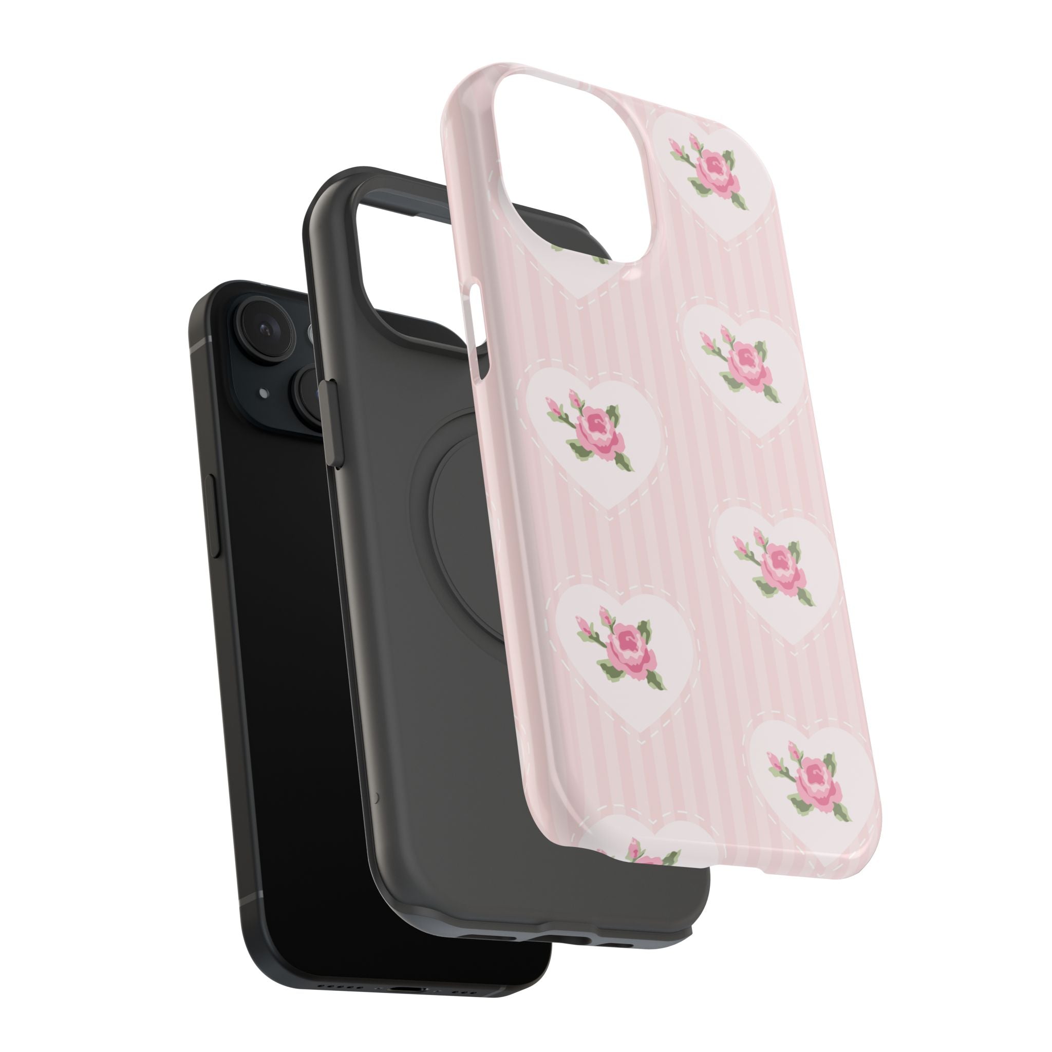Customizable: Floral Heart Phone Case