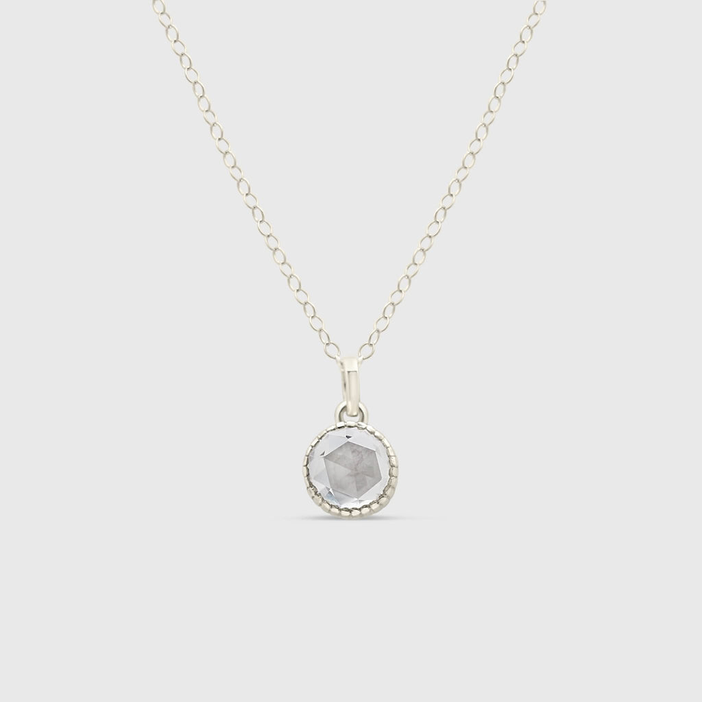 "Rosie" Necklace - Moissanite Collection