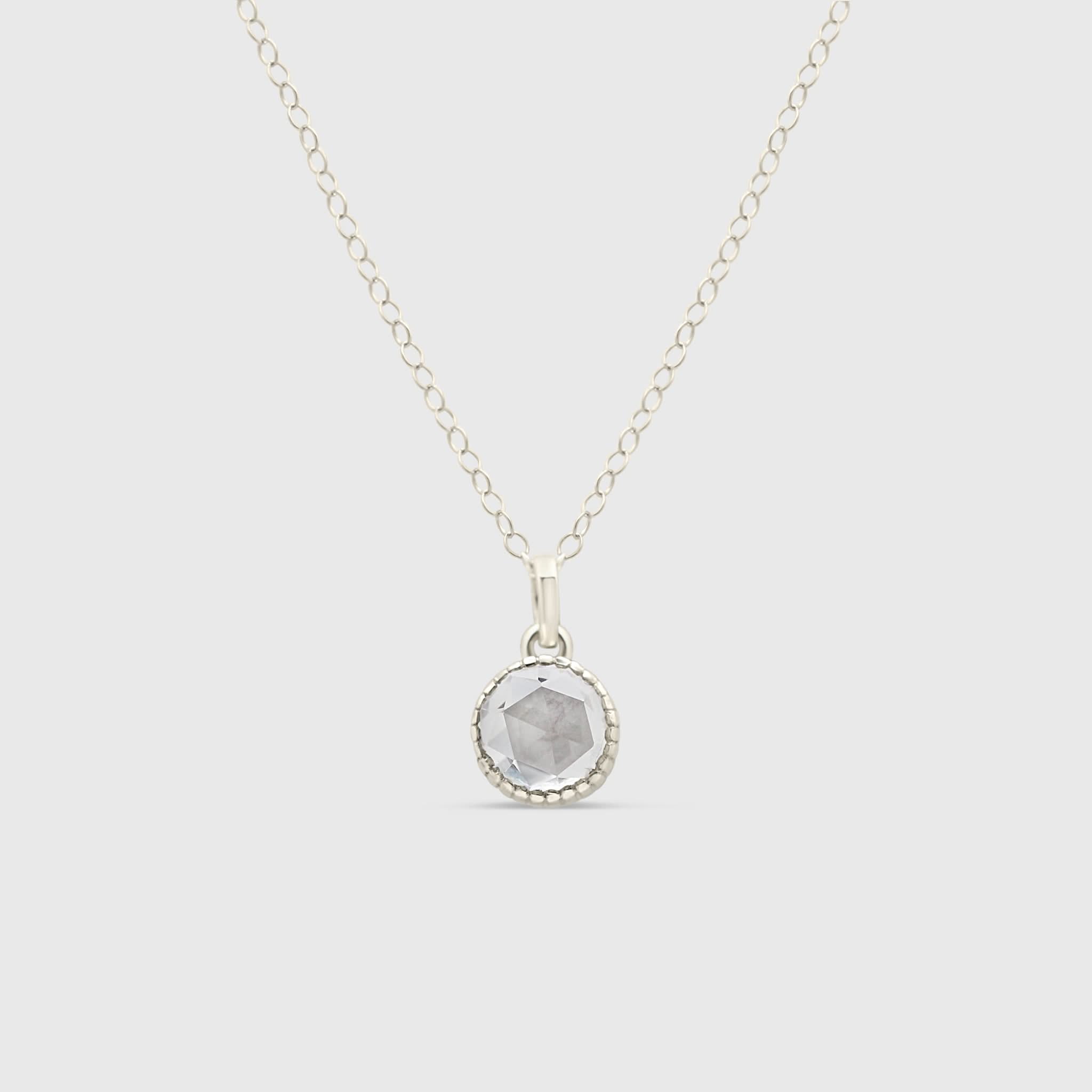 "Rosie" Necklace - Moissanite Collection