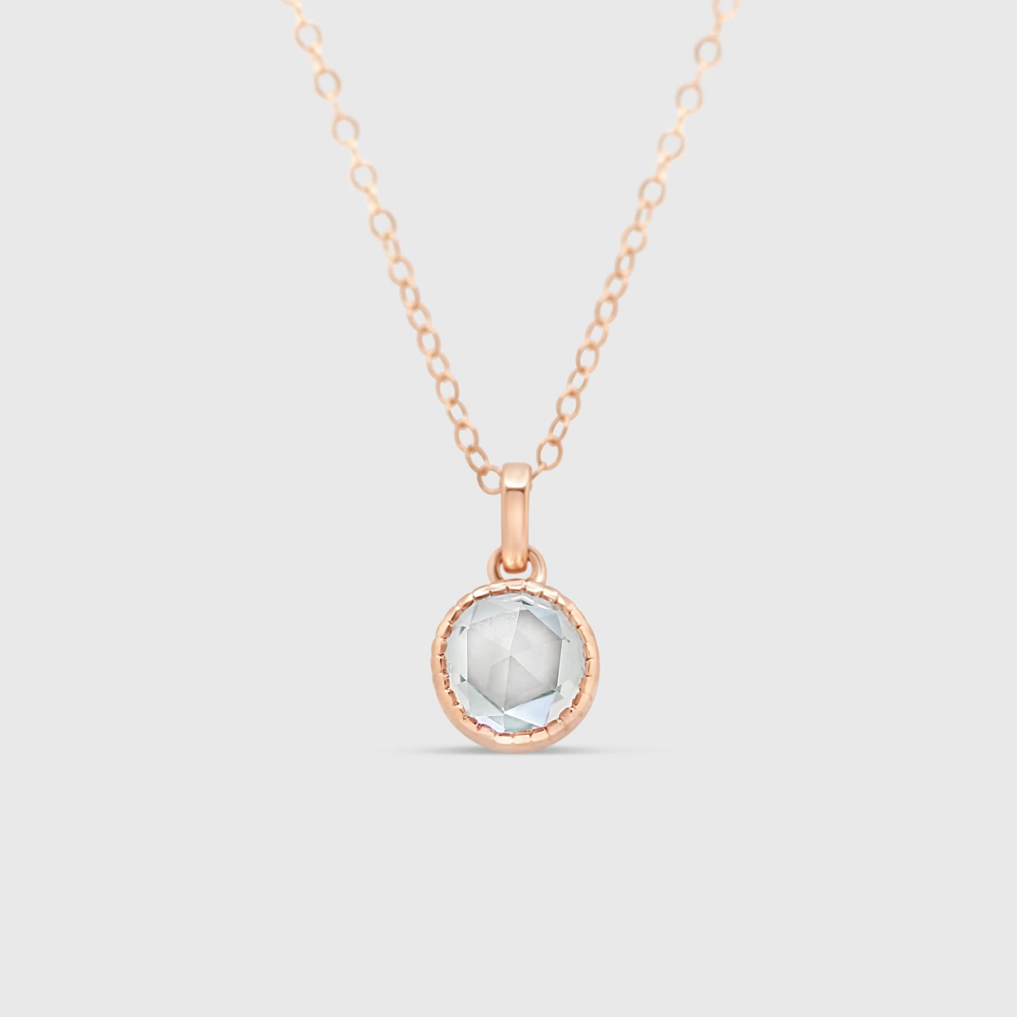 "Rosie" Necklace - Moissanite Collection