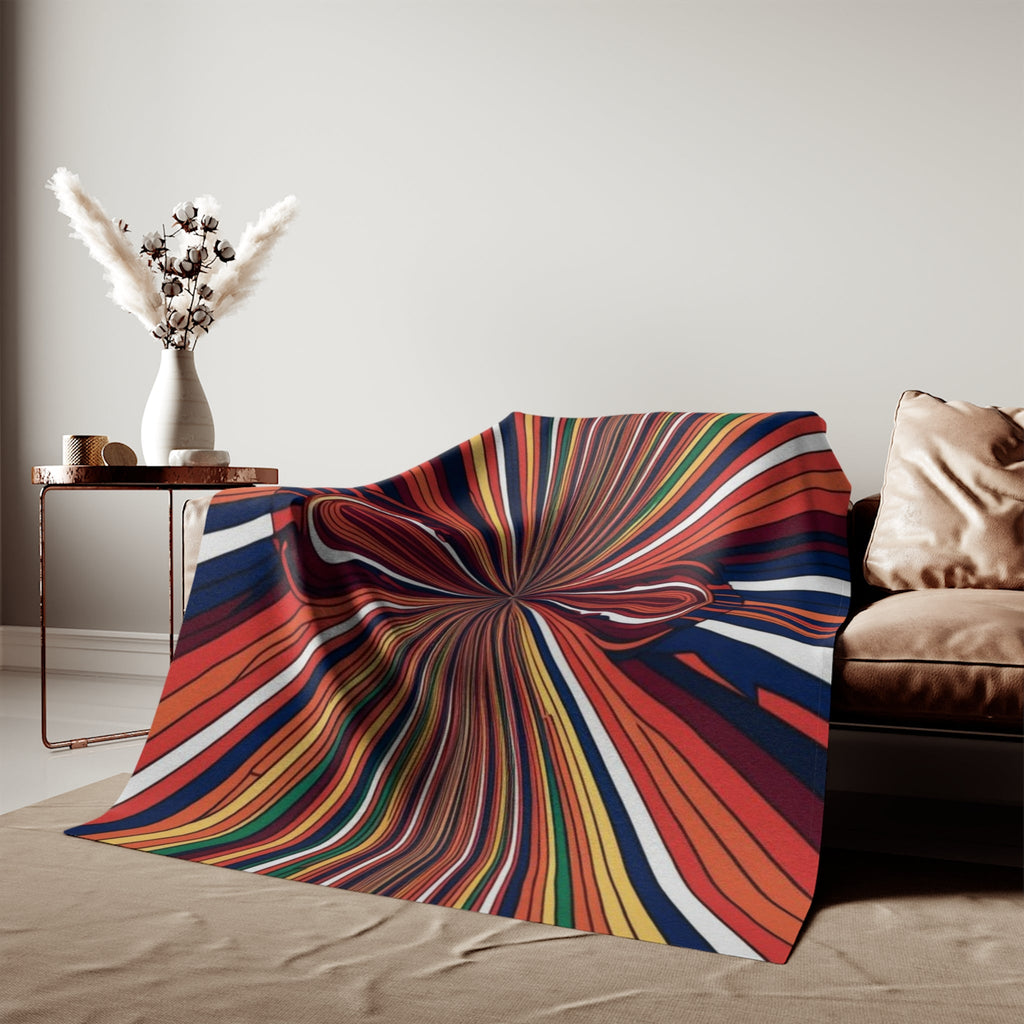 Sweatshirt Blanket – Plush Fleece Throw, 2 Size Options