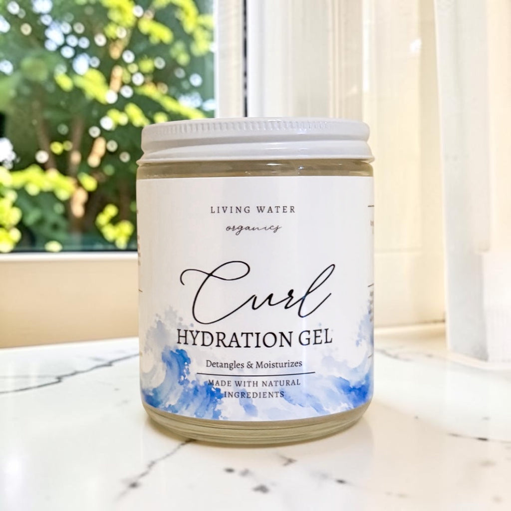 Curl Hydration Gel for Curly, Coily, and Wavy Hair Oil-Free (Buildable Medium to Strong Hold)