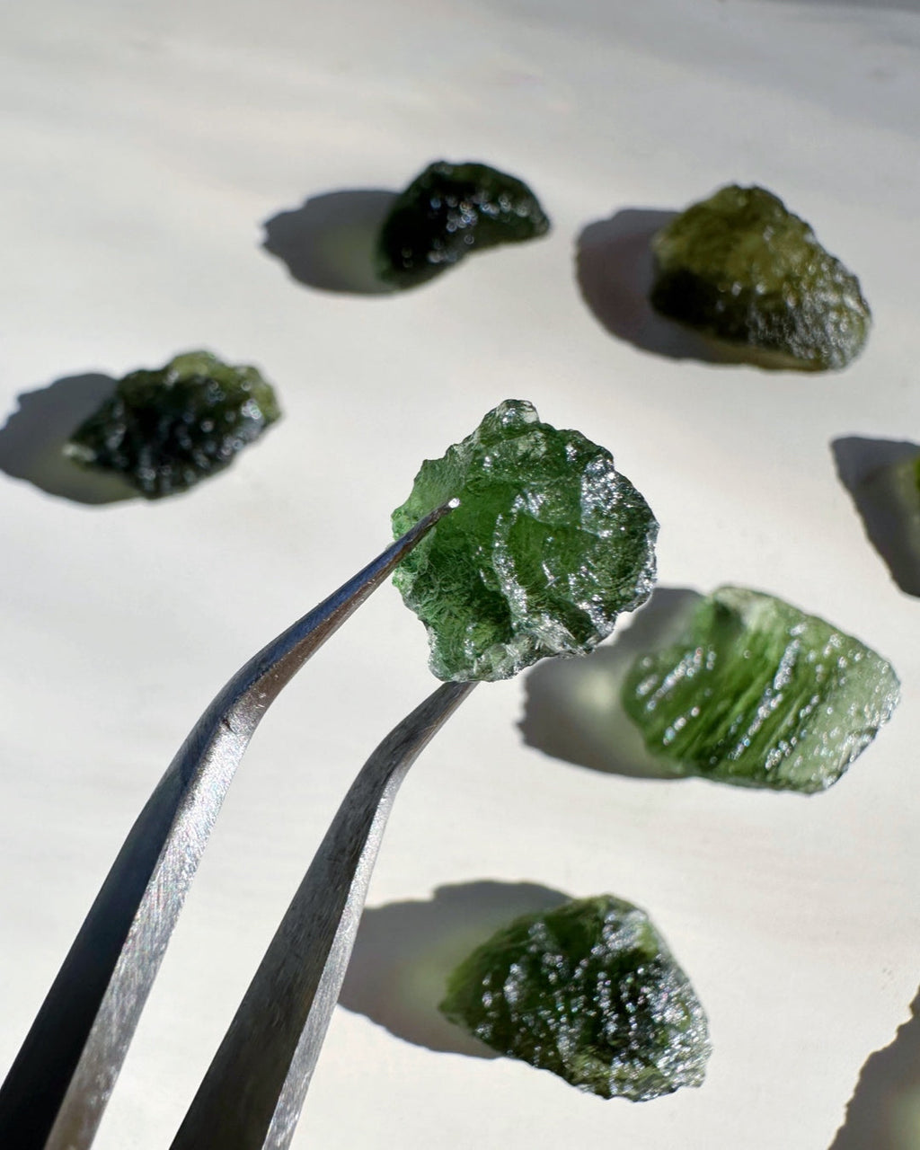 Chlum Moldavite #7 - AA