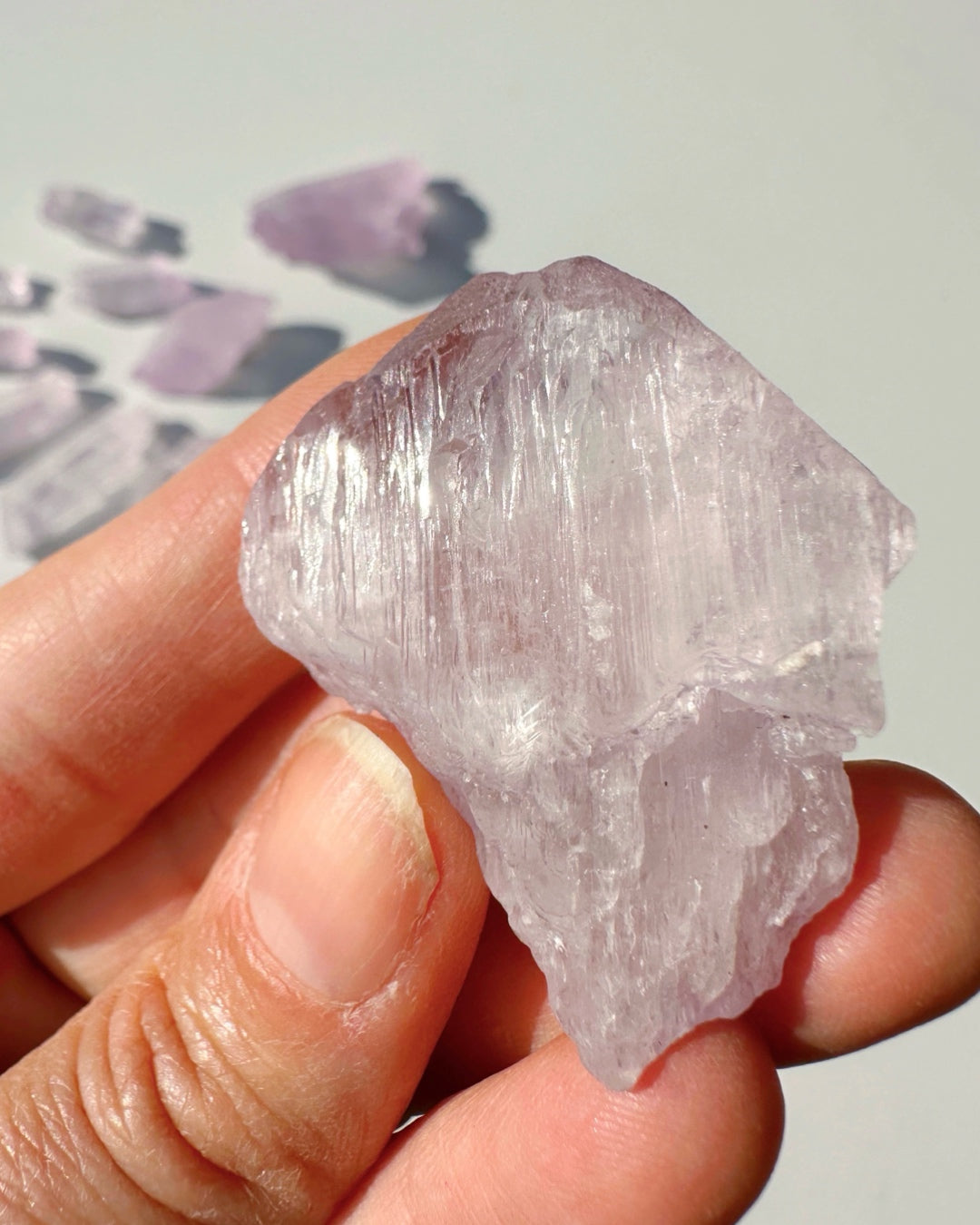 Raw Kunzite