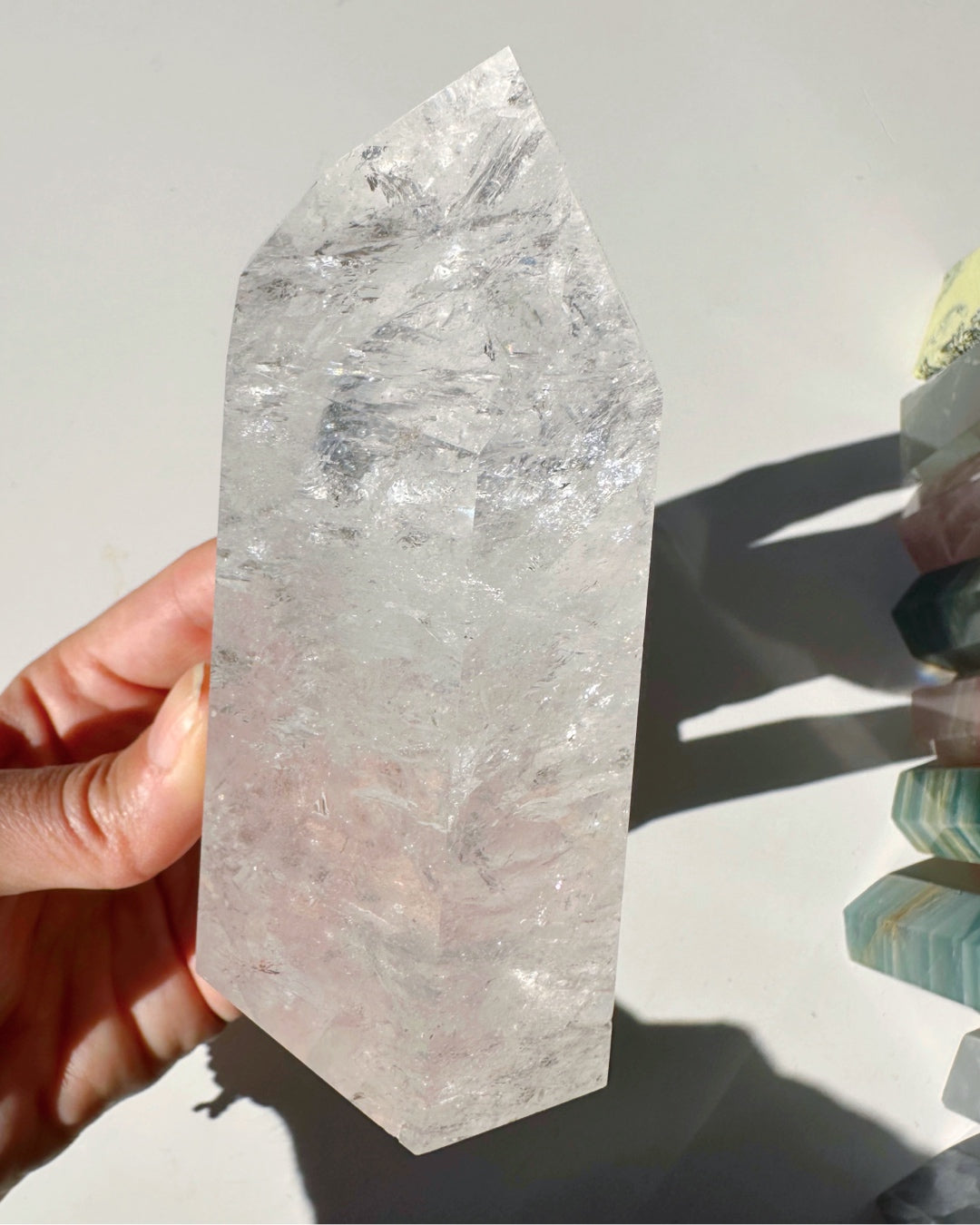 Clear Quartz Tower