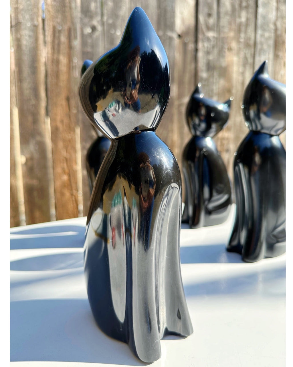 Large Marble Kitty Cat - D