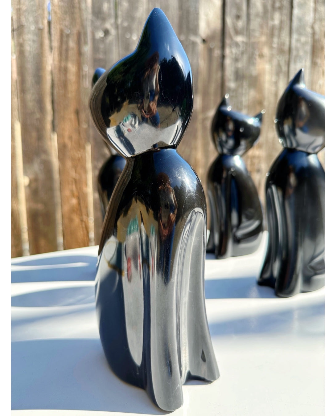 Large Marble Kitty Cat - D