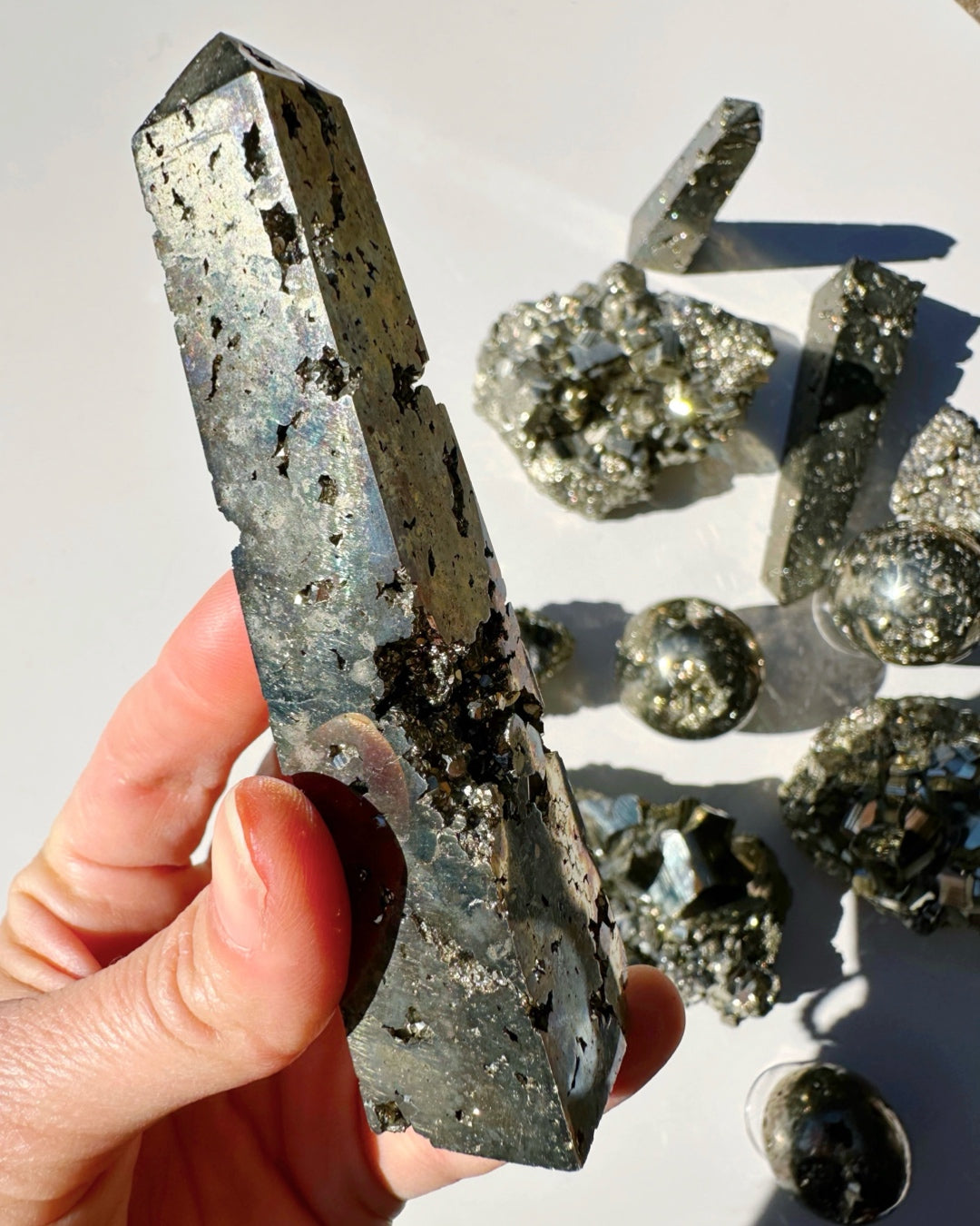 Pyrite Obelisk