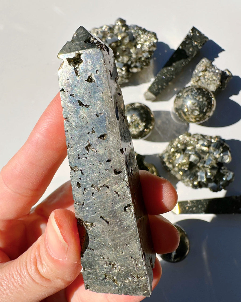 Pyrite Obelisk