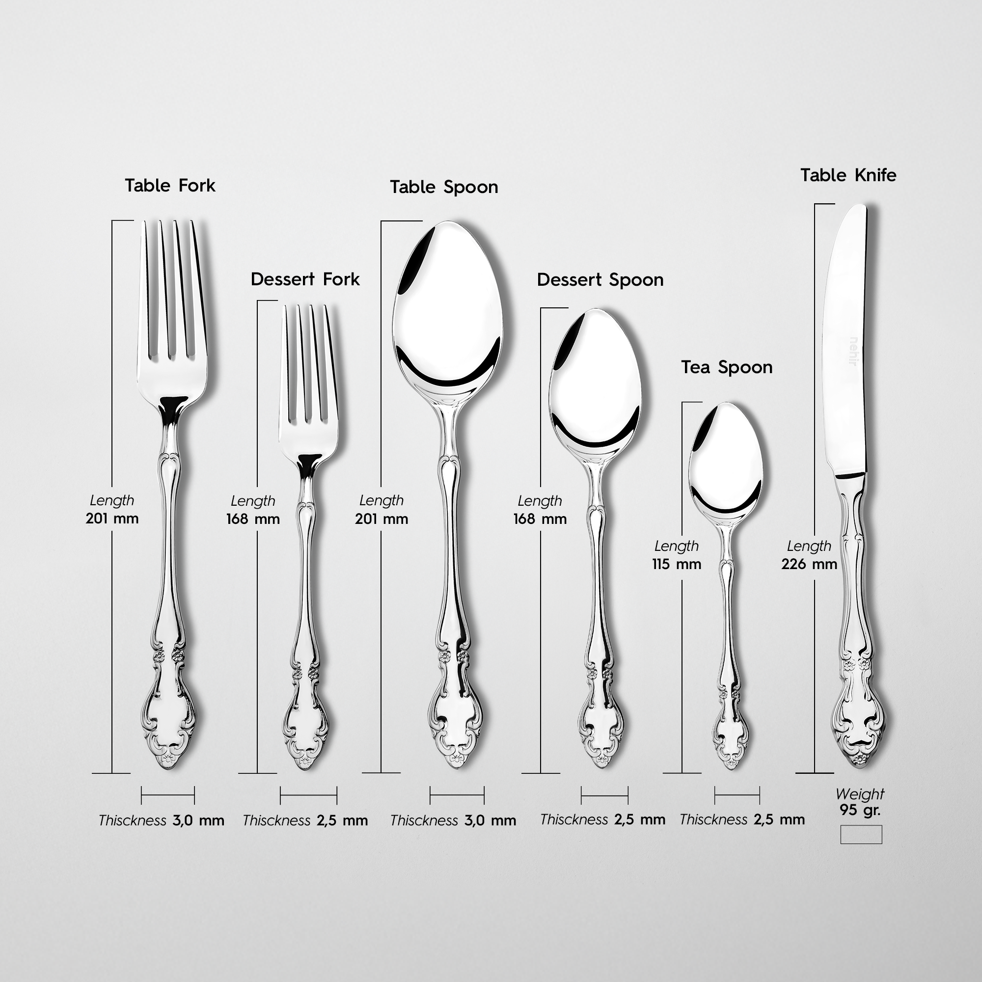 Adriana 36 Piece Cutlery Set