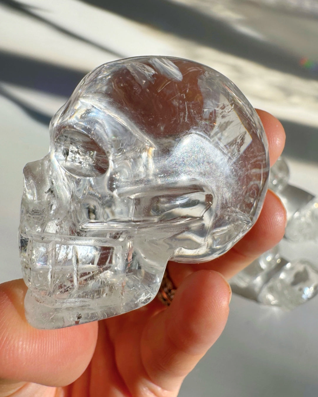 Clear Quartz Skull