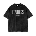 FearLessLI Apperal Li Left On Seen Acid Wash Oversize T-Shirt